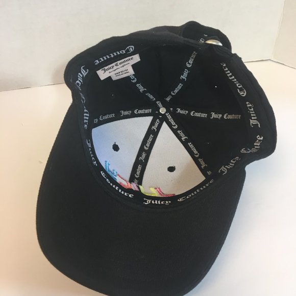 Juicy Couture Baseball Cap Colorful Embroidered Spellout Rainbow Logo Retro Y2K - Picture 5 of 7